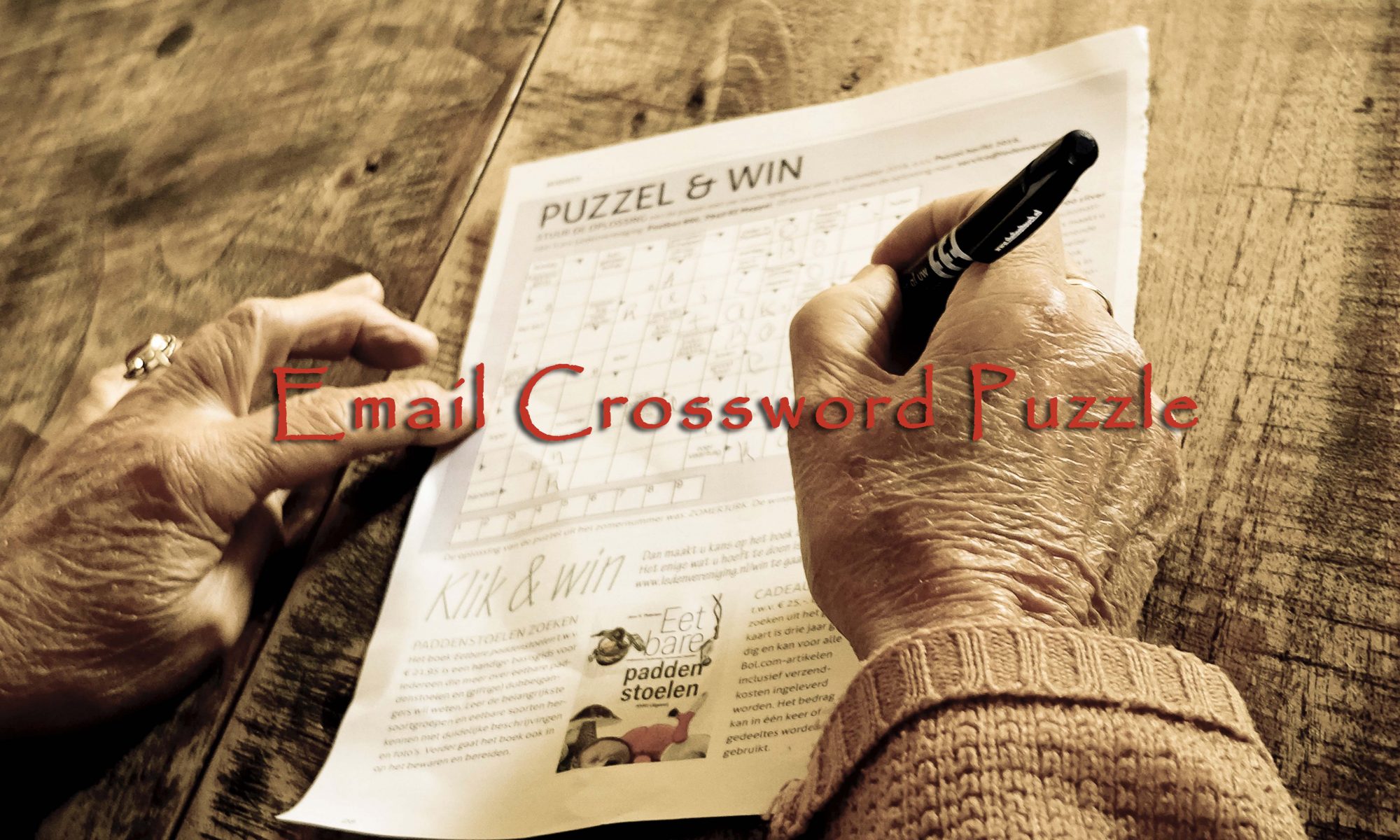 Email Crossword Puzzle – Thank You For Your Business
